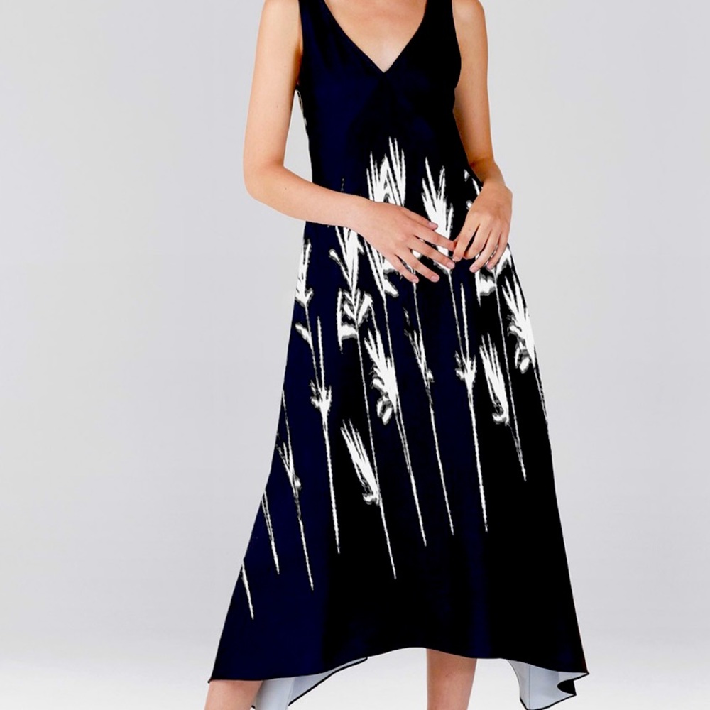 Natori NWT Bamboo Fluid Crepe Slip Dress size S